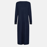 Decoy - Lang Natkjole Med Blonde Navy