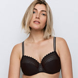 Primadonna - Twist Side Fullcup BH Charcoal