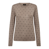 Hype The Detail - Cashmere Blend Langærmet Sand