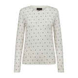 Hype The Detail - Cashmere Blend Langærmet Hvid