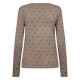 Hype The Detail - Cashmere Blend Langærmet Sand