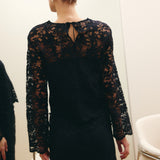 Hype The Detail - Lace Blonde Bluse Sort