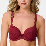 LingaDore - Daily T-Shirt BH Ruby Wine Jacquard