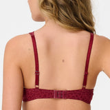 LingaDore - Daily T-Shirt BH Ruby Wine Jacquard
