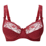 LingaDore - Daily Fullcup BH Med Blonde Puls Size Ruby Wine Jacquard