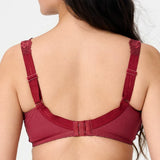 LingaDore - Daily Fullcup BH Med Blonde Puls Size Ruby Wine Jacquard