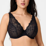 LingaDore - Daily Triangle Plunge BH Black Taupe