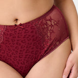 LingaDore - Daily Maxi Trusse Ruby Wine Jacquard