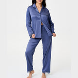 LingaDore - Pyjamas Sæt Satin 26 Nightshadow Grey