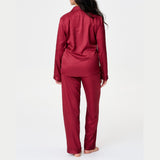 LingaDore - Pyjamas Sæt 26 Ruby Wine Jacq