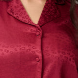 LingaDore - Pyjamas Sæt 26 Ruby Wine Jacq