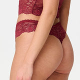LingaDore - Daily String Ruby Wine Jacquard