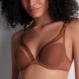 Aubade - Sheer Emotion Plunge BH Honey