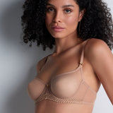 Aubade - Sheer Emotion Balconette BH Sand