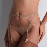 Aubade - Sheer Emotion Hofteholder Sand