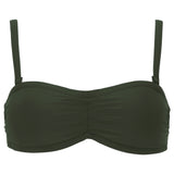 Damella - Olivia Bandeau Bikini Top Khaki
