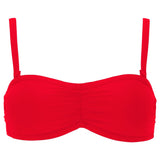 Damella - Olivia Bandeau Bikini Top Rød
