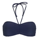 Damella - Olivia Bandeau Bikini Top Mønster Navy