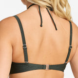 Damella - Olivia Bandeau Bikini Top Mønster Khaki