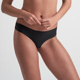 Bye bra - 2-pak Usynlig String Beige/Sort