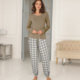 Lady avenue - Bambus Pyjamas Brown