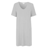 Damella - Sienna Kortærmet Natkjole Grey Melange