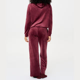 LingaDore - Homewear Velour Sæt 26 Windsor Wine