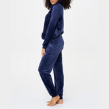 LingaDore - Homewear Fleece Sæt 26 Black Iris