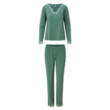 LingaDore - Pyjamas Sæt 26 Green Marl
