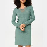 LingaDore - Natkjole 26 Green Marl