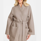 Damella - Badekåbe Taupe