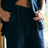 JBS of Denmark - Check Pyjamas Buks Navy