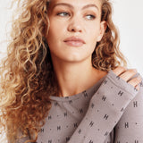 Hype The Detail - Cashmere Blend Langærmet Sand