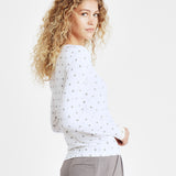 Hype The Detail - Cashmere Blend Langærmet Hvid