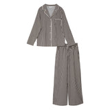 Aruelle - Bruna Pyjamas Brown/Cream