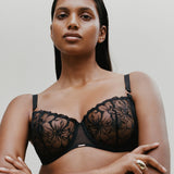 Chantelle - Fleurs Balconette Svart