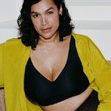 Chantelle - Soft Stretch V-neck Top Sort