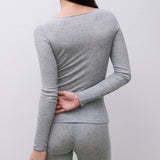 Chantelle - Warm Radiance Uld L/S T-shirt Light Grey Heather