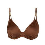 Marie Jo - Hello Sunset Hjerteformet Bikini Top Sepia