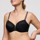 Primadonna - Twist Side Fullcup BH Charcoal