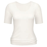 Mey - Exquisite Wool T-Shirt Hvid