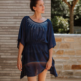 Lentiggini swimwear - Smock Strandkjole Navy