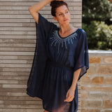 Lentiggini swimwear - Smock Strandkjole Navy