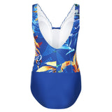 Lentiggini swimwear - Frill Badedragt Cobalt Blue