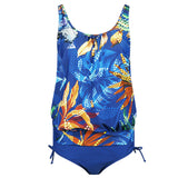 Lentiggini swimwear - Frill Tankini Sæt Cobalt Blue