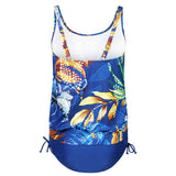 Lentiggini swimwear - Frill Tankini Sæt Cobalt Blue