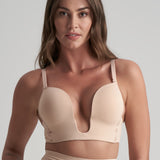 Byebra - Bh Til Dyb Udskæring Beige