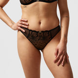Chantelle - Fleurs String Trosa Svart
