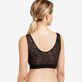 Chantelle - Soft Stretch Topp m. vattering og blonde Svart