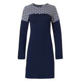 Pastunette - Natkjole L/æ Dark Blue